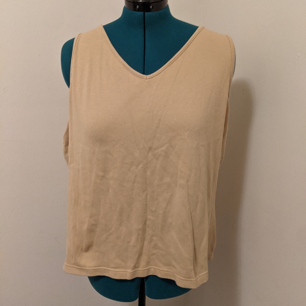 Avenue Women's Tan Tank Top